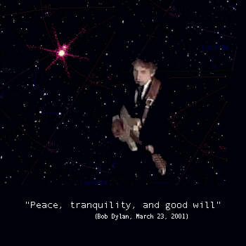 "Peace, tranquility, and good will"