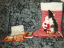 Dino: "Look man, this stocking is taller than I am!" Picture